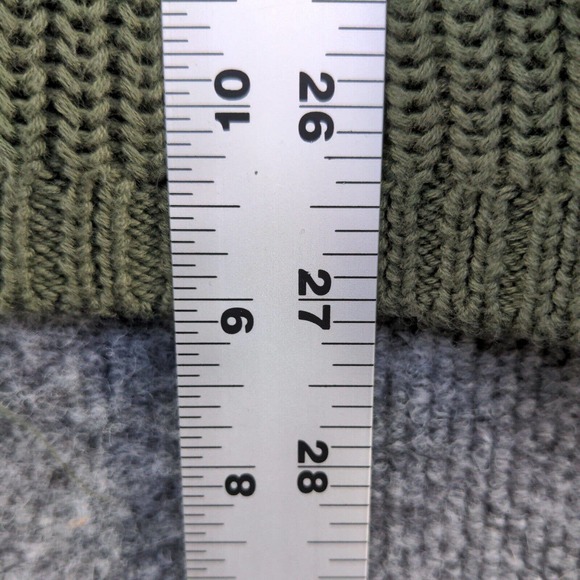 Torrid Women's Knit Sweater Green Plus Size 3 Ribbed Trim Cotton Blend - Picture 12 of 13